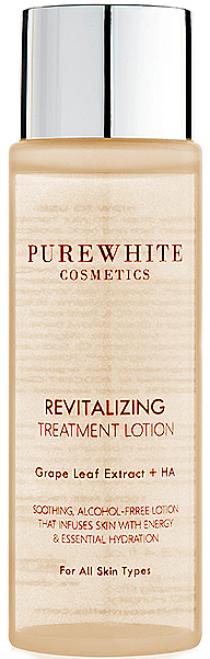 Revitalisierende Gesichtslotion mit Weinblattextrakt und Hyaluronsäure - Pure White Cosmetics Revitalizing Treatment Lotion — Bild N1