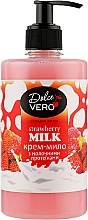 Cremige Flüssigseife mit Milchproteinen - Dolce Vero Strawberry Milk — Bild N1