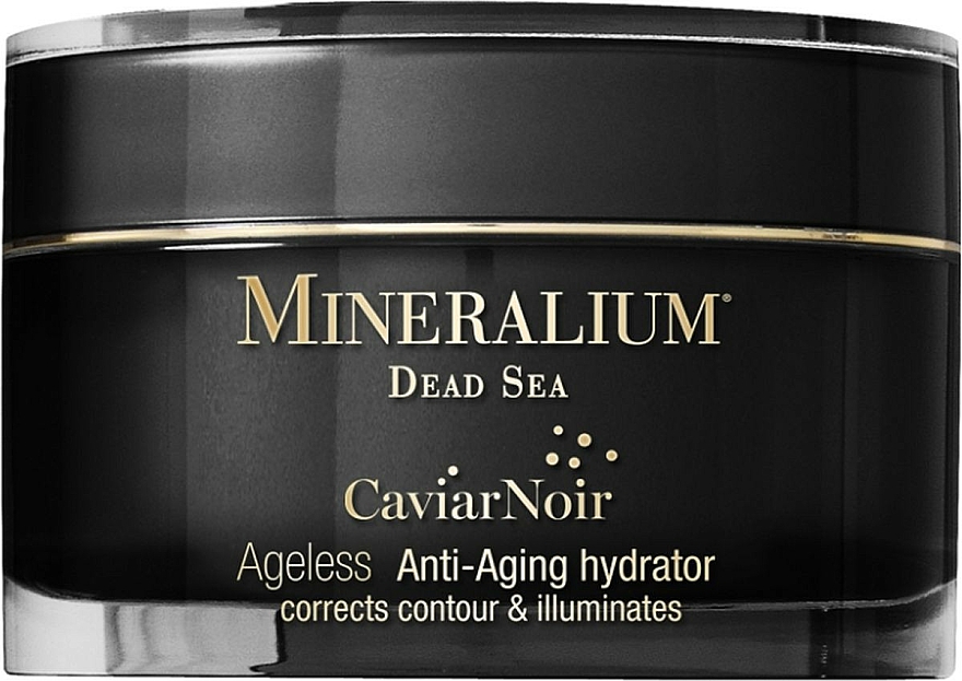 Feuchtigkeitsspendende Anti-Aging Gesichtscreme mit schwarzem Kaviar - Mineralium Caviar Noir Anti-Aging Hydrator — Bild N1