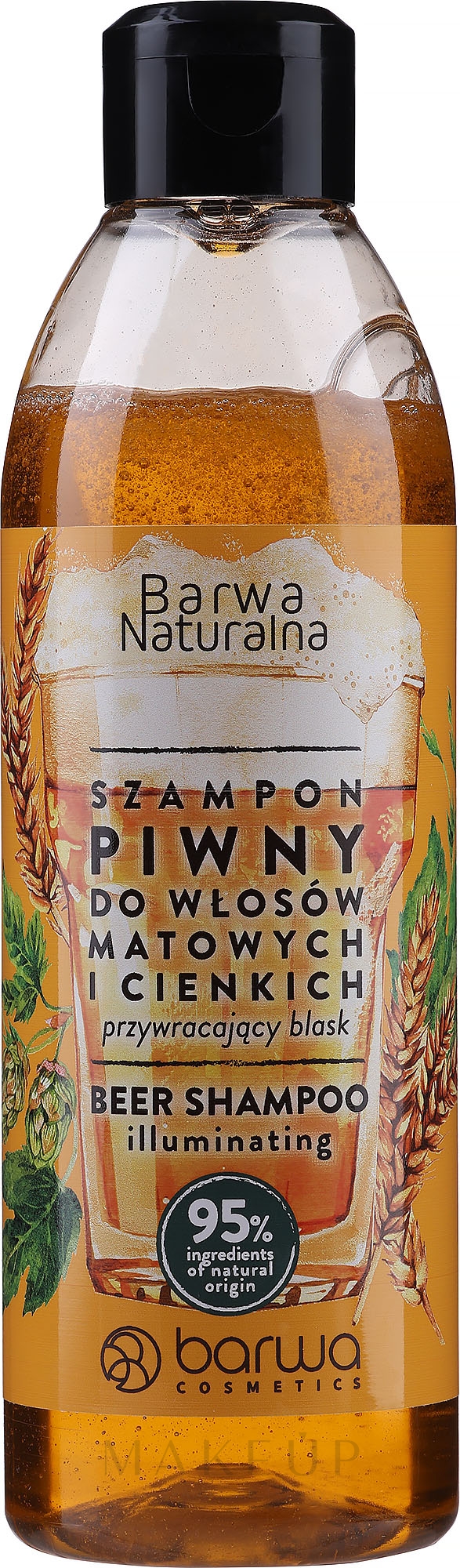 Biershampoo mit Vitaminkomplex - Barwa Natural Beer Shampoo With Vitamin Complex — Foto 300 ml
