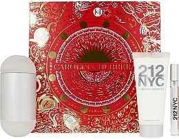 Carolina Herrera 212 NYC Gift Set - Duftset (Eau de Toilett 100ml + Eau de Toilett 10ml + Körperlotion 100ml)  — Bild N1
