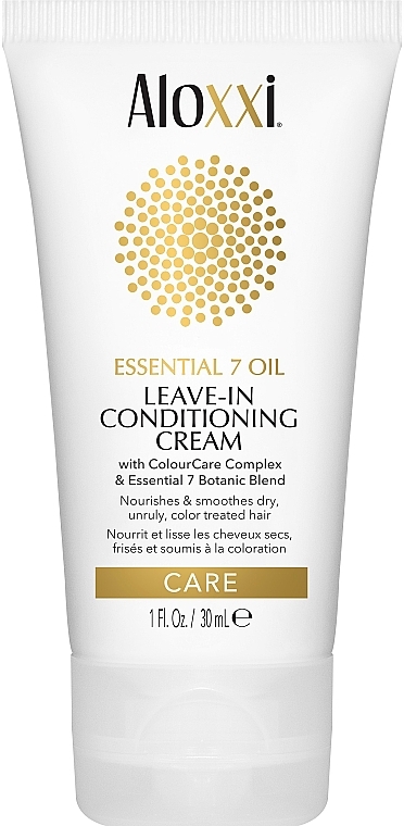 Pflegende Haarcreme ohne Ausspülen - Aloxxi Essealoxxi Essential 7 Oil Leave-In Conditioning Cream (Mini) — Bild N1