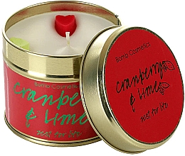 Düfte, Parfümerie und Kosmetik Duftkerze in einem Eisengefäß - Bomb Cosmetics Cranberry & Lime Tin Candle 