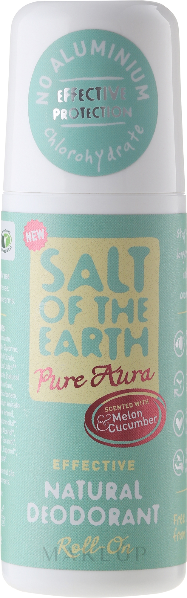 Deo Roll-on - Salt of the Earth Melon & Cucumber Natural Roll-On Deodorant — Bild 75 ml