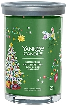 Duftkerze im Glas Shimmering Christmas Tree Zwei Dochte - Yankee Candle Singnature — Bild N1