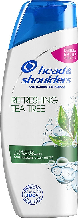 Anti-Schuppen Shampoo "Erfrischender Teebaum" - Head & Shoulders Tea Tree Shampoo — Bild N1