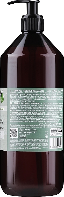 Talgregulierendes Shampoo - EveryGreen Rebalancing Shampoo Seboregolatore — Bild N4