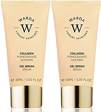 Düfte, Parfümerie und Kosmetik Set - Warda Skin Lifter Boost Collagen Gel Serum (gel/serum/2x30ml)
