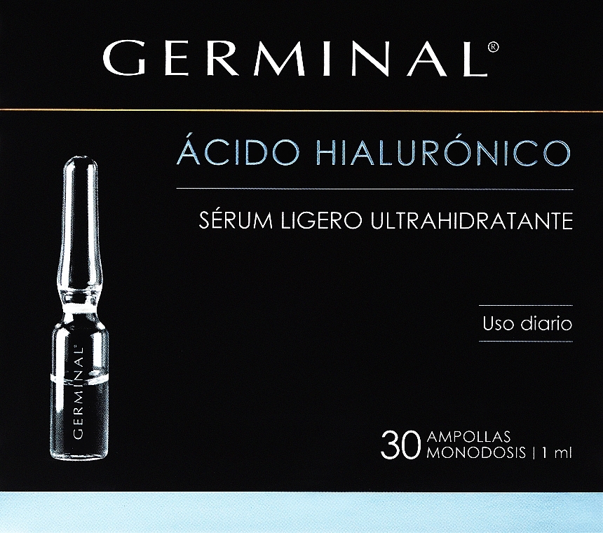 Gesichtsampullen mit Hyaluronsäure - Germinal Deep Action Hyaluronic Acid Ampoules — Bild N1