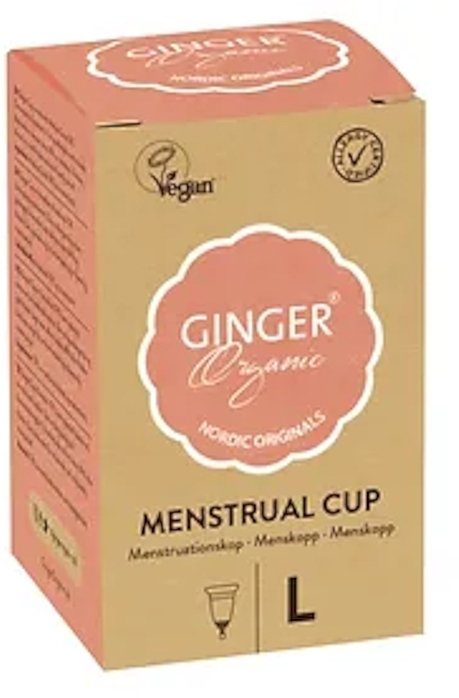Menstruationstasse Größe L - Ginger Organic Menstrual Cup — Bild N1