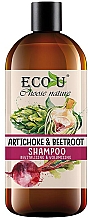 Düfte, Parfümerie und Kosmetik Revitalisierendes Shampoo für mehr Volumen mit Artischocke und Rübe - Eco U Artichokes and Beets Shampoo
