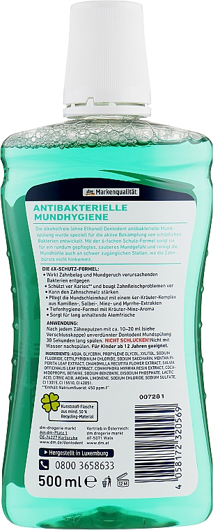 Antibakterielle Mundspülung - Dontodent Antibakterielle Mundhygiene — Bild N2