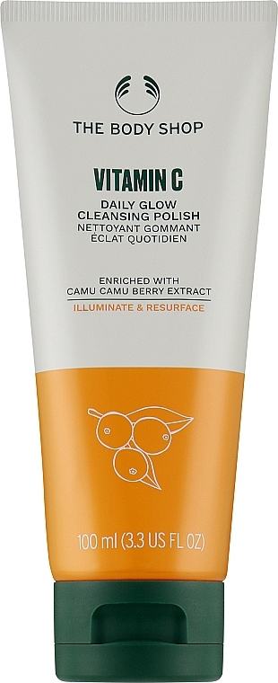 Peeling-Reinigungsgel mit Vitamin C - The Body Shop Vitamin C Daily Glow Cleasing Polish Vegan — Bild N1