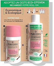 Düfte, Parfümerie und Kosmetik Set - Pur Eden Sensitive Coffret Duo (deo/50ml + refill/100ml)