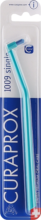 Einbüschelbürste CS 1009 Single grün-blau - Curaprox — Bild N1