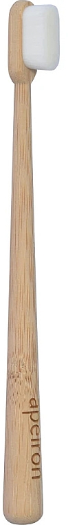 Bambuszahnbürste mit ultrafeinen Borsten weiß - Apeiron Finident Bamboo Toothbrush — Bild N1