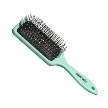 Düfte, Parfümerie und Kosmetik Rechteckige Haarbürste türkis - Eurostil Turquoise Small Rectangular Brush