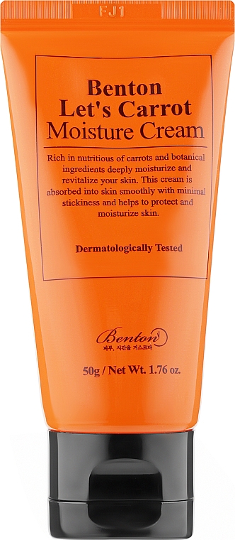 Feuchtigkeitsspendende Gesichtscreme mit Karottenöl - Benton Let’s Carrot Moisture Cream — Bild N1