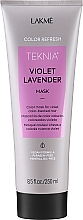 Düfte, Parfümerie und Kosmetik Haarmaske - Lakme Teknia Color Refresh Violet Lavender Mask
