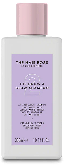 Shampoo gegen Haarausfall - The Hair Boss The Grow & Glow Shampoo — Bild N1