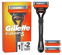Düfte, Parfümerie und Kosmetik Rasierer mit 3 Ersatzklingen - Gillette Fusion 5