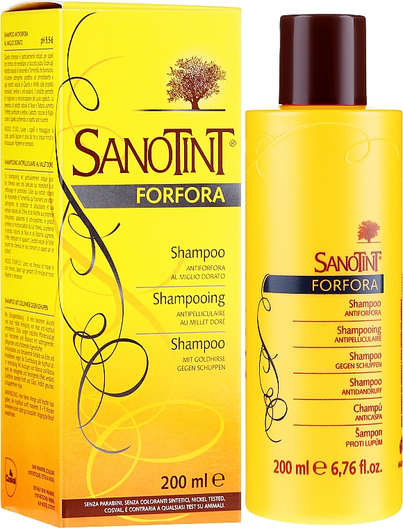 Shampoo gegen Schuppen mit Goldhirse - SanoTint — Bild N1
