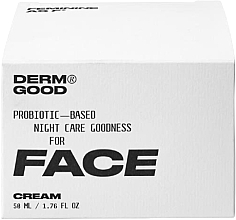 Nachtcreme mit Probiotika - Derm Good Probiotic Based Night Care Goodness For Face Cream — Bild N3