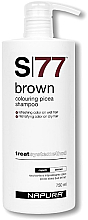 Tönungsshampoo für braunes Haar - Napura S77 Brown — Bild N2