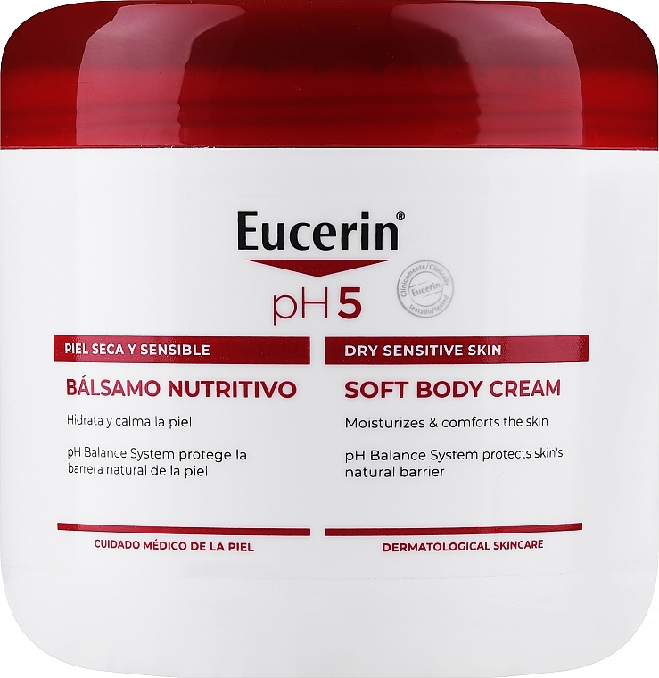 Nährender Balsam für empfindliche Körper- und Gesichtshaut - Eucerin pH5 Nutrition Balm — Bild N1