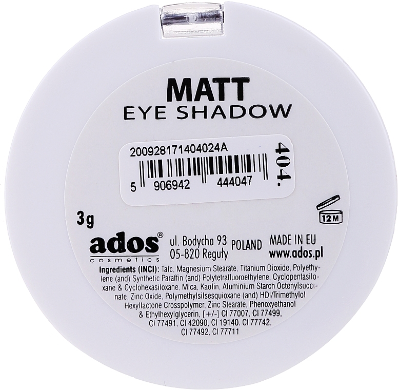 Matte Lidschatten - Ados Matt Effect Eye Shadow — Bild N20