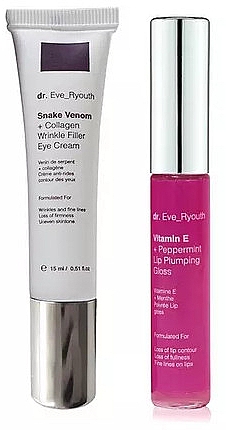 Gesichtspflegeset - Dr. Eve_Ryouth Youth Lip Plumper & Pro-Eye Cream Set  — Bild N1