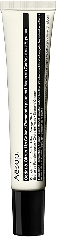 Lippenbalsam - Aesop Cedar & Citrus Lip Salve — Bild N1