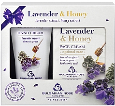 Düfte, Parfümerie und Kosmetik Körperpflege Geschenkset Lavendel & Honig - Bulgarian Rose Lavender & Miele (Gesichtscreme 50ml + Handcreme 50ml)