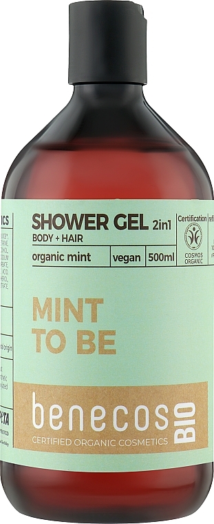 2in1 Duschgel - Benecos Shower Gel and Shampoo Mint — Bild N1