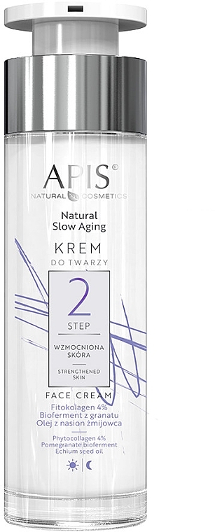 Stärkende Gesichtscreme - APIS Professional Natural Slow Aging Step 2 Strengthened Skin Face Cream — Bild N1