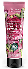 Glättende Hand- und Nagelcreme mit Pfingstrose - Barwa Peony Cream — Bild N1