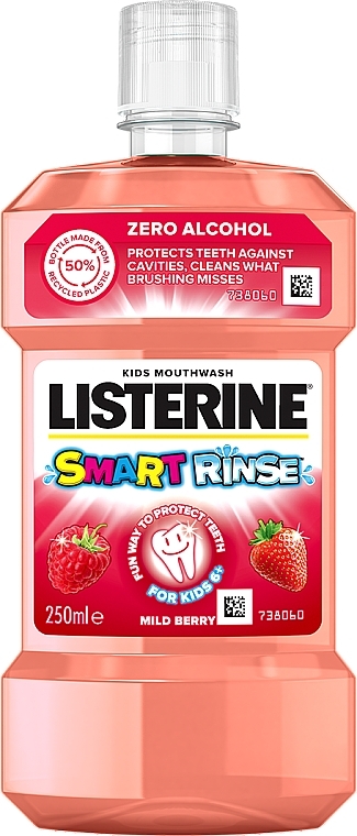 Mundspülung für Kinder mit Beerengeschmack 6+ Jahre - Listerine Smart Rinse Berry — Bild N2
