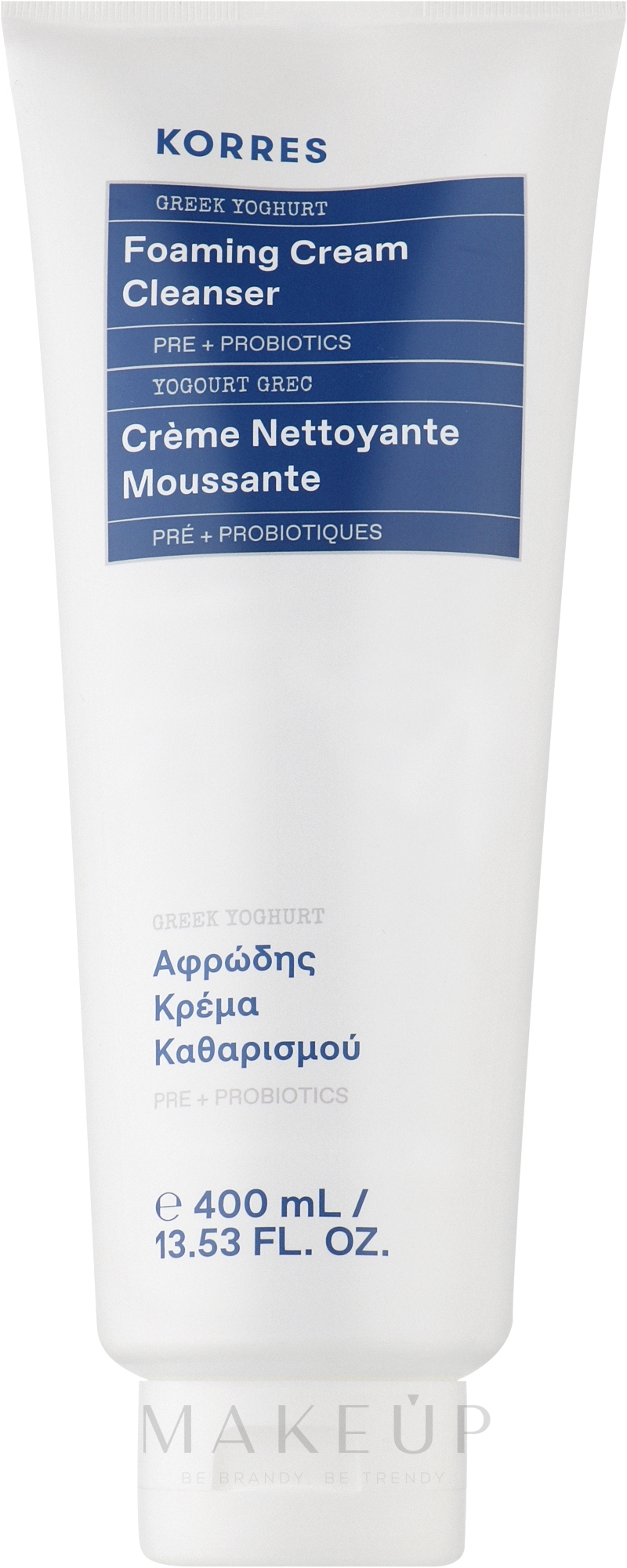Waschschaum - Korres Greek Yoghurt Foaming Cream Cleanser Pre+ Probiotics — Bild 400 ml
