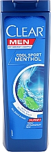 Düfte, Parfümerie und Kosmetik Anti-Schuppen Shampoo mit Minze - Clear Men Anti-Dandruff Cool Sport Menthol