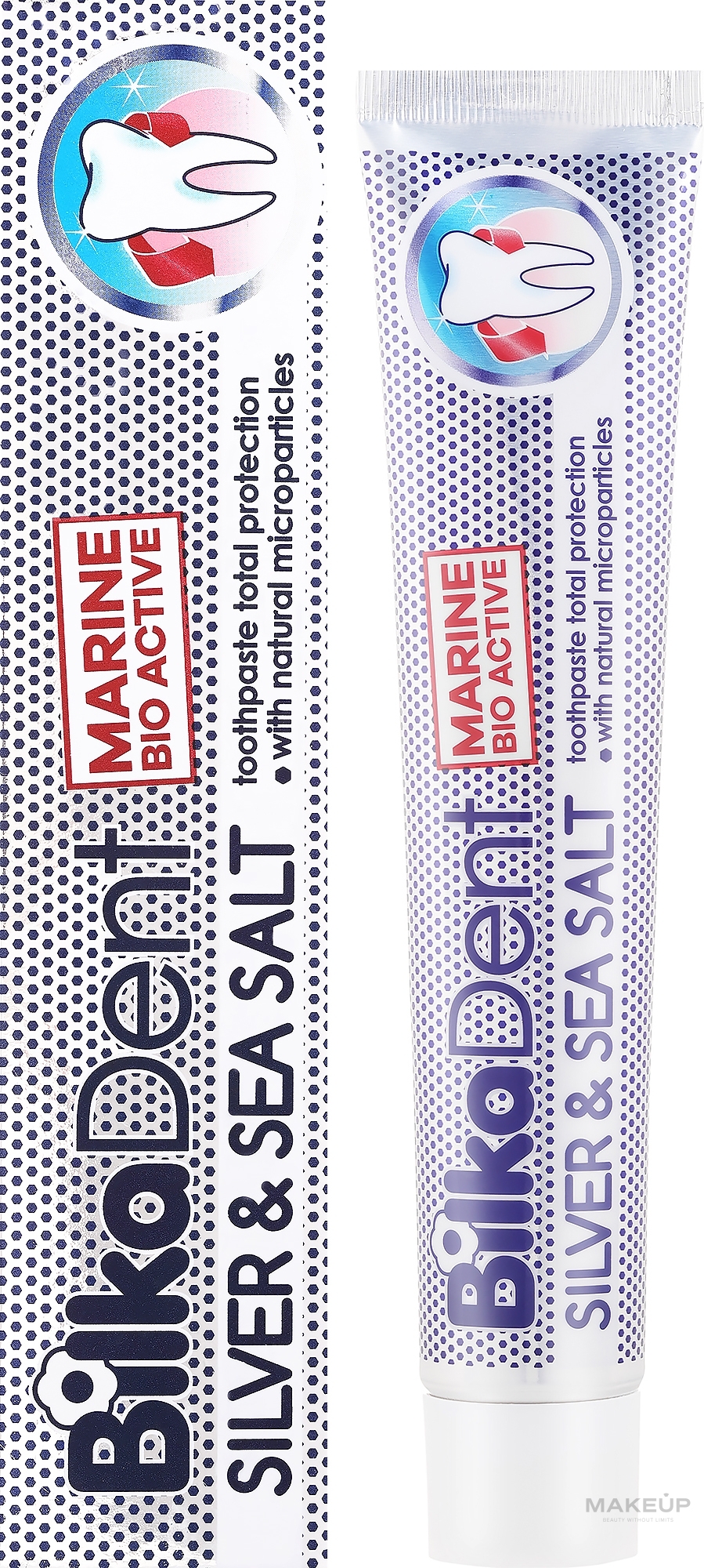 Zahnpasta Silber und Meersalz - Bioapteka Marine Therapy Toothpaste — Bild 75 ml