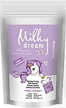 Düfte, Parfümerie und Kosmetik Sprudelndes duftendes Meer-Badesalz Magic Unicorn - Milky Dream Kids (Doypack) 