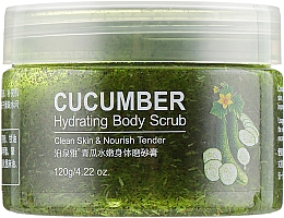 Körperpeeling mit Gurkenextrakt - Bioaqua Cucumber Hydrating Body Scrub — Bild N2