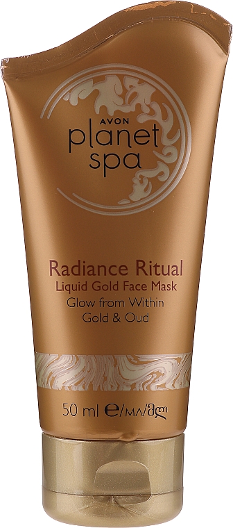 Feuchtigkeitsspendende Gesichtsmaske mit Gold - Avon Planet Spa Radiance Ritual Liquid Gold Face Mask — Bild N1