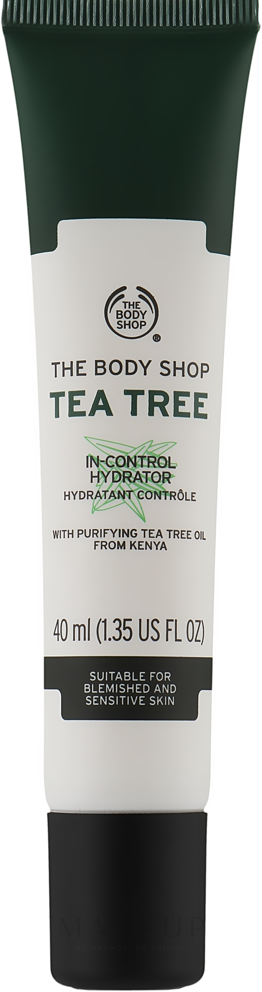 Feuchtigkeitsspendende Gesichtscreme mit Teebaum - The Body Shop Tea Tree In-control Hydrator — Bild 40 ml