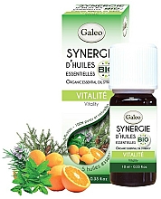 Ätherische Ölmischung mit Zitrone, Kiefer und Orange - Galeo Organic Essential Oil Synergy Vitality — Bild N1