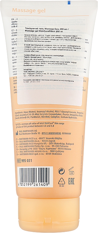 Tonisierendes Gel - Hartmann MoliCare Massage Gel — Bild N3