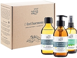 Düfte, Parfümerie und Kosmetik Set - Your Natural Side Feel Harmony Set (Gesichtswaschgel 190ml + Natürliches Wasser 100ml + Mizellenwasser 190ml)