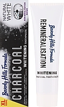 Aufhellende Zahnpasta mit Aktivkohle - Beverly Hills Formula Natural White Charcoal Whitening Toothpaste — Bild N2