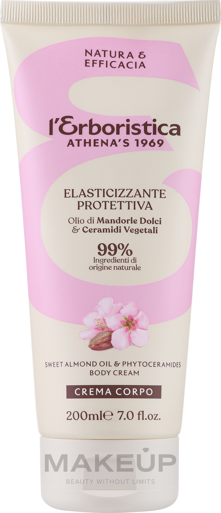 Körpercreme mit Süßmandelöl - Athena's Erboristica Body Cream With Sweet Almond Oil — Bild 200 ml