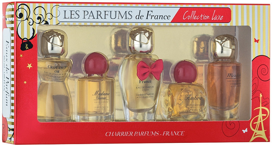Charrier Parfums Collection Luxe - Duftset (Eau de Parfum 9.4ml + Eau de Parfum 9.3ml + Eau de Parfum 12ml + Eau de Parfum 8.5ml + Eau de Parfum 9.5ml) — Bild N1